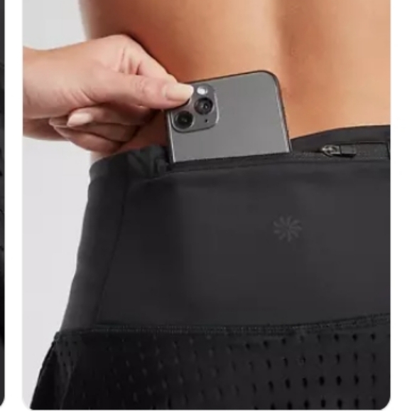 NEW ATHLETA A-GAME 14" SKIRT BLACK TENNIS SKIRT SZ XL SPORTS ATHLETIC CUTE - Picture 6 of 17